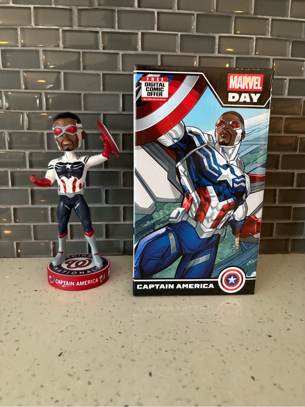 Washington nationals Marvel day Captain America  Bobblehead SGA 2026